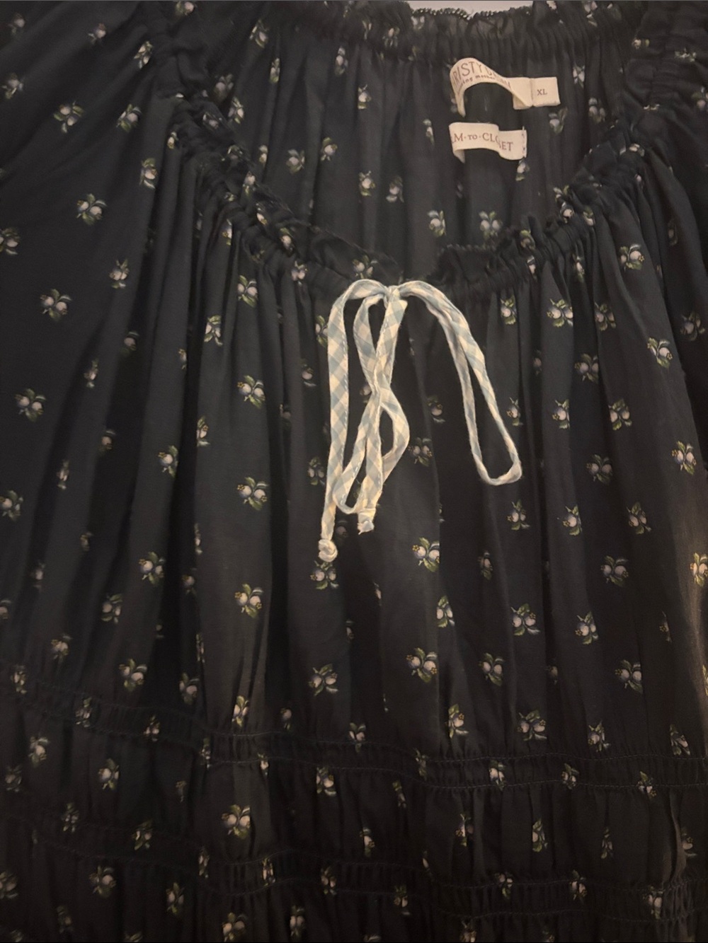 Christy Dawn Coralia dress - blueberry dot *price firm* - Picture 3 of 6